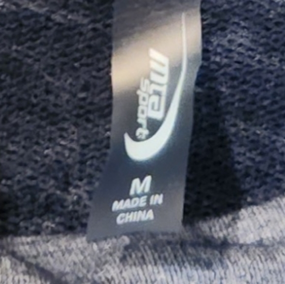 (NWOT) MTA SPORT Womens Medium Cowl Neck Active Wear Pullover - Picture 3 of 3